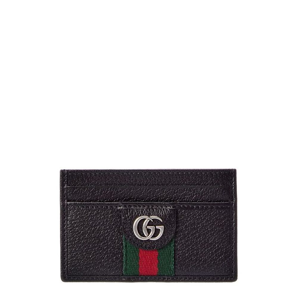 Gucci Leather Card Holder, Black